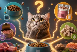Tipos de ração para gatos