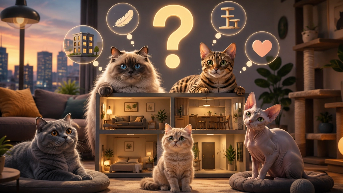 Raças de gato para apartamento