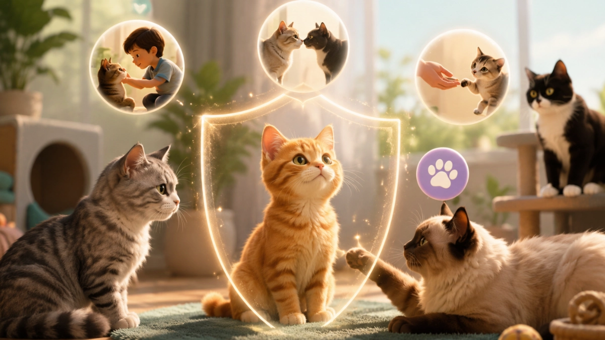 Socialização de gatos